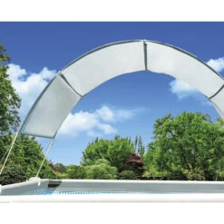Voile D'ombrage Pour Piscine Hors Sol Intex -Equipements De Piscine 28054 ambiance 2 min