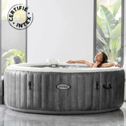 Spa Gonflable Intex PureSpa Baltik 4 Places -Equipements De Piscine 28440ex spa gonflable baltik 4 places 4 min