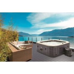 Spa Gonflable Intex Pure Spa Ardoise 6 Places -Equipements De Piscine 28452ex ambiance