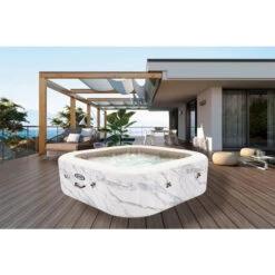 Spa Gonflable Intex PureSpa Calacatta 4 Places -Equipements De Piscine 28464ex ambiance 2 min