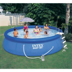 Kit Piscine Autoportée Intex Easy Set 4,57 X 1,07 M -Equipements De Piscine 56409fr with bkg