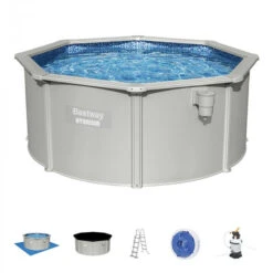 Piscine Hors-sol Bestway Ronde Hydrium 3 X 1,20 M -Equipements De Piscine 56566 piscine bestway ronde hydrium 300 120 accessoires