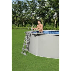 Piscine Hors-sol Bestway Ronde Hydrium 3 X 1,20 M -Equipements De Piscine 56566 piscine bestway ronde hydrium 300 120 ambiance 2
