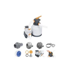 Filtre à Sable Complet Bestway Flowclear 8,327 M³/h -Equipements De Piscine 58499 filtre sable 8 327 m3h accessoires 1