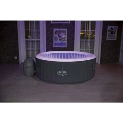 Spa Gonflable Bestway Lay-Z Spa BALI AirJet 4 Places -Equipements De Piscine 60009 spa gonflable bestway lay z spa bali led violet