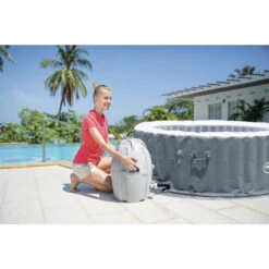 Spa Gonflable Bestway Lay-Z Spa BALI AirJet 4 Places -Equipements De Piscine 60009 spa gonflable bestway lay z spa bali pompe