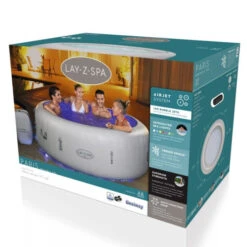 Spa Gonflable Bestway Lay-Z Spa PARIS AirJet 6 Places -Equipements De Piscine 60013 spa gonflable bestway paris air jet 4 6 places packaging