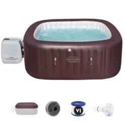 Spa Gonflable Bestway Lay-Z Spa MALDIVES HydroJet Pro 6 Places -Equipements De Piscine 60033 spa gonflable bulles jets bestway maldives accessoires