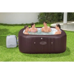 Spa Gonflable Bestway Lay-Z Spa MALDIVES HydroJet Pro 6 Places -Equipements De Piscine 60033 spa gonflable bulles jets bestway maldives ambiance ensemble