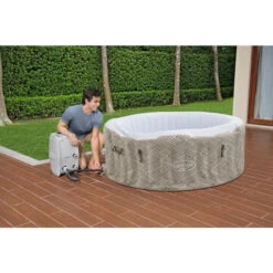 Spa Gonflable Bestway Lay-Z Spa MADRID AirJet 4 Places -Equipements De Piscine 60055 spa gonflable bestway lay z spa madrid gonflage