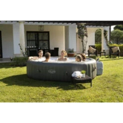 Spa Gonflable Bestway Lay-Z Spa MAURITIUS AirJet 7 Places -Equipements De Piscine 60067 spa gonflable bestway lay z spa mauritius ambiance groupe