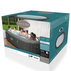 Spa Gonflable Bestway Lay-Z Spa MAURITIUS AirJet 7 Places -Equipements De Piscine 60067 spa gonflable bestway lay z spa mauritius packaging