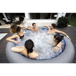 Spa Gonflable Bestway Lay-Z Spa SANTORINI HydroJet Pro 7 Places 25 Spa Gonflable Bestway Lay-Z Spa SANTORINI HydroJet Pro 7 Places -Equipements De Piscine 60075 spa gonflable bestway lay z spa santorini ambiance 5