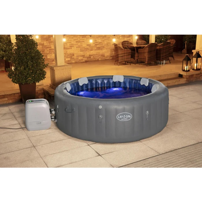 Spa Gonflable Bestway Lay-Z Spa SANTORINI HydroJet Pro 7 Places 12 Spa Gonflable Bestway Lay-Z Spa SANTORINI HydroJet Pro 7 Places – Image 10
