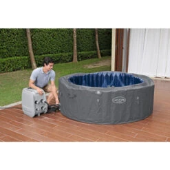 Spa Gonflable Bestway Lay-Z Spa SANTORINI HydroJet Pro 7 Places 30 Spa Gonflable Bestway Lay-Z Spa SANTORINI HydroJet Pro 7 Places -Equipements De Piscine 60075 spa gonflable bestway lay z spa santorini gonflage