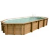 Piscine En Bois Octogonale Ubbink Océa 8,60 X 4,70 X 1,30 M - Liner Beige -Equipements De Piscine 7504509 piscine bois octogonale ubbink ocea 470 860 beige