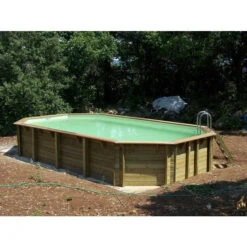 Piscine En Bois Octogonale Ubbink Océa 8,60 X 4,70 X 1,30 M - Liner Beige -Equipements De Piscine 7504509 piscine bois octogonale ubbink ocea 470 860 beige ambiance