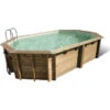 Piscine En Bois Octogonale Ubbink Océa 6,10 X 4,00 X 1,30 M - Liner Beige -Equipements De Piscine 7504511 piscine bois octogonale ubbink ocea 400x610 beige ambiance 3 1