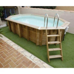 Piscine En Bois Octogonale Ubbink Océa 5,50 X 3,55 X 1,20 M - Liner Beige 12 Piscine En Bois Octogonale Ubbink Océa 5,50 X 3,55 X 1,20 M - Liner Beige -Equipements De Piscine 7504594 piscine bois octogonale ubbink ocea 355 550 beige echelle