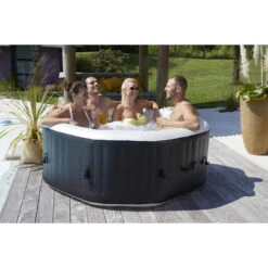 Spa Gonflable Ubbink Infinite Spa Octo Plus 4 Places -Equipements De Piscine 8680019 spa gonflable ubbink infinite spa octo plus 4 places ambiance 3