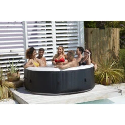 Spa Gonflable Ubbink Infinite Spa Octo Plus 6 Places -Equipements De Piscine 8680020 spa gonflable ubbink infinite spa octo plus 6 places ambiance 3