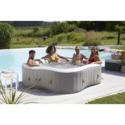 Spa Gonflable Ubbink Infinite Spa Elite Plus 4 Places -Equipements De Piscine 8680021 spa gonflable ubbink infinite spa elite plus 4 places ambiance 2