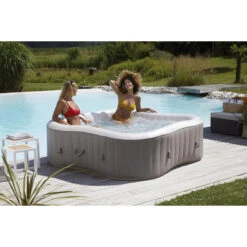 Spa Gonflable Ubbink Infinite Spa Elite Plus 4 Places -Equipements De Piscine 8680021 spa gonflable ubbink infinite spa elite plus 4 places ambiance 3