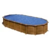 GRE Piscine Ovale Acier Gré Amazonia Imitation Bois - 7,20 X 3,75 X 1,30 M -Equipements De Piscine amazonia piscine 730 1