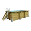 Piscine En Bois Rectangulaire Ubbink Azura 4,50 X 2,50 X 1,26 M - Liner Bleu -Equipements De Piscine azura 250x450 1
