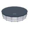 Bâche De Protection Bestway Ronde Pour Piscine De 4,60 M Ou 4,88 M -Equipements De Piscine bache 4 saisons piscine bestway diam 460 488 1