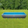 Bâche à Bulles Intex Pour Piscine Rectangulaire L 7,32 X L 3,66 M -Equipements De Piscine bache a bulles intex pour piscines de 7 32 x 3 66 m