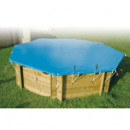 Bâche Hivernage Piscine Octogonale Ubbink Ø 580 Cm 3 Bâche Hivernage Piscine Octogonale Ubbink Ø 580 Cm
