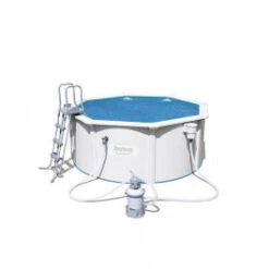 Bâche à Bulles Bestway Ronde 3,55 M Pour Piscine Hydrium De 3,66 M