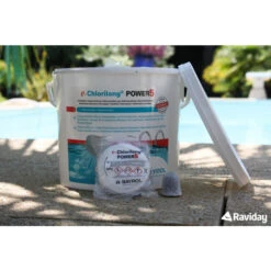 Bayrol E.Chlorilong POWER 5 - Galets De Chlore à Dissolution Lente 5kg -Equipements De Piscine bayrol power 5 seau