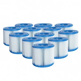 Lot De 12 Cartouches De Filtration Type H Pour Piscines Intex 3 Lot De 12 Cartouches De Filtration Type H Pour Piscines Intex