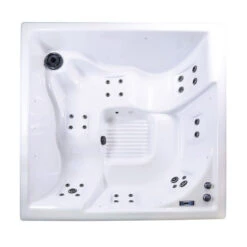 Spa Acrylique NetSpa Square 5 Personnes -Equipements De Piscine cuve acrylique spa rigide 5 places square 1