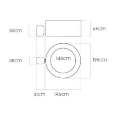 Spa Gonflable Bestway Lay-Z Spa BUDAPEST AirJet 6 Places 27 Spa Gonflable Bestway Lay-Z Spa BUDAPEST AirJet 6 Places -Equipements De Piscine dimensions spa budapest