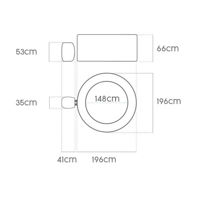 Spa Gonflable Bestway Lay-Z Spa BUDAPEST AirJet 6 Places 14 Spa Gonflable Bestway Lay-Z Spa BUDAPEST AirJet 6 Places – Image 12