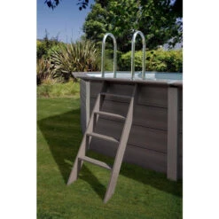 GRE Piscine Ovale Composite Gré - 5,24 X 3,86 X 1,24 M -Equipements De Piscine echelle piscine composite gre