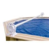 Enrouleur De Bâche à Bulles Pour Piscine En Bois Ubbink Luxe -Equipements De Piscine enrouleur luxe ubbink piscine b che