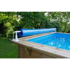 Enrouleur De Bâche à Bulles Pour Piscine En Bois Ubbink Xtra -Equipements De Piscine enrouleur xtra ambiance piscine ubbink 3