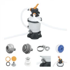 Filtre à Sable Complet Bestway Flowclear 3 M³/h -Equipements De Piscine filtre sable bestway flowclear 58515 5