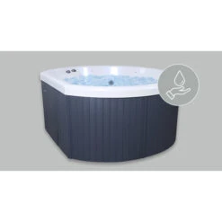 Spa Acrylique NetSpa Halfmoon 4 Personnes -Equipements De Piscine halfmoon point 03