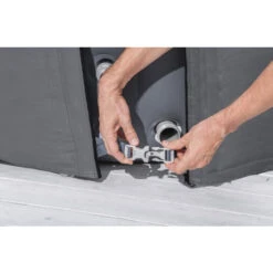 Couverture Thermique Pour Spa Rond Bestway Ø 180 X H 66 Cm -Equipements De Piscine housse thermique ronde energysense 180 m x 66 cm pour spa gonflable lay z spa 3