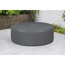 Couverture Thermique Pour Spa Rond Bestway Ø 196 X H 71 Cm -Equipements De Piscine housse thermique ronde energysense 196 m x 71 cm pour spa gonflable lay z spa 1