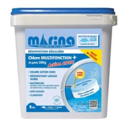 Marina Désinfection Régulière - Galets De Chlore Multifonction + Action Choc 5 Kg