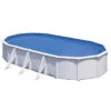 GRE Piscine Ovale Acier Gré Fidji - 7,30 X 3,75 X 1,20 M -Equipements De Piscine kit730eco piscine ovale acier gre fidji 730 375 120