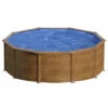 GRE Piscine Ronde Acier Gré Mauritius Imitation Bois - 4,60 X 1,30 M -Equipements De Piscine kitpr458wo piscine ronde acier gre mauritius imitation bois 4 60 1 32m