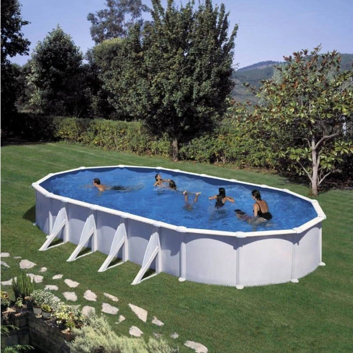 GRE Piscine Ovale Acier Gré Atlantis - 9,15 X 4,70 M 4 GRE Piscine Ovale Acier Gré Atlantis - 9,15 X 4,70 M – Image 2