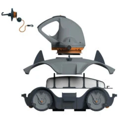 Robot Rechargeable Kokido VEKTRO AUTO Pour Piscine Jusqu'à 45 M² -Equipements De Piscine kok 200 0113 robot rechargeable kokido vektro auto piscine 45 m schema